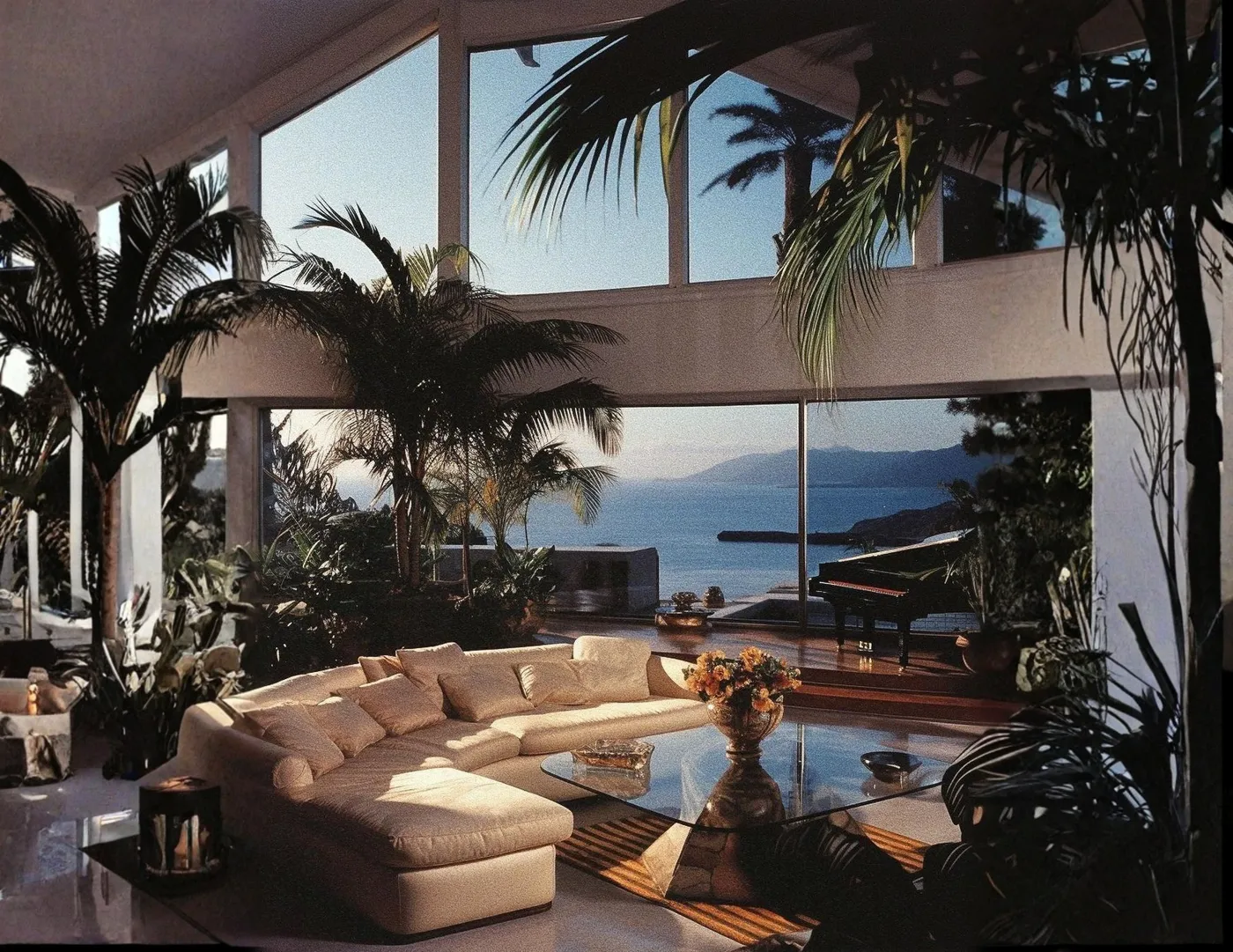 Dimora the apartment: a sunken living room above the sea