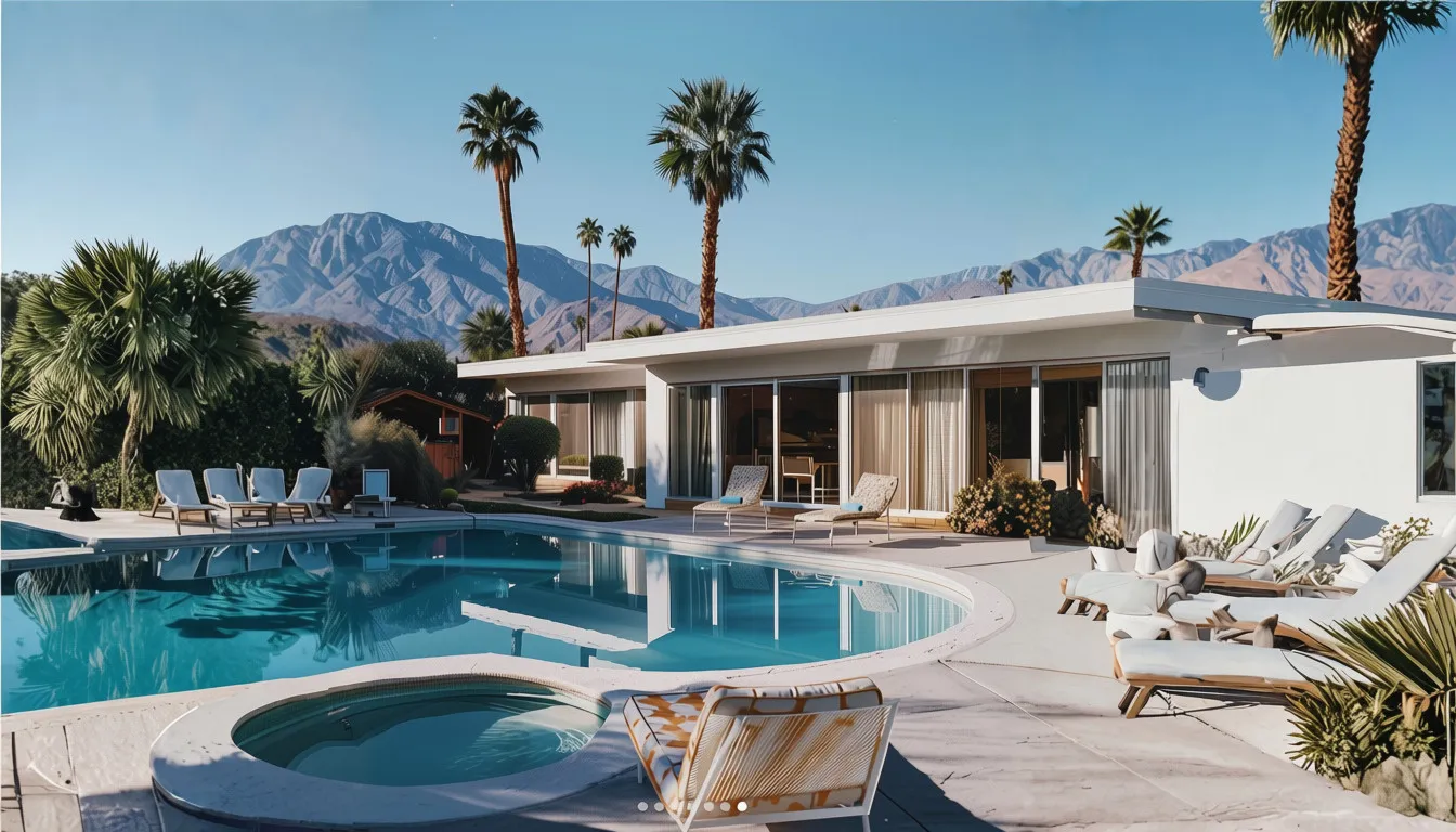 Dimora the maison: a modernist villa with a pool