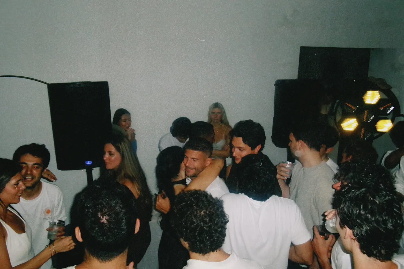 A packed room dancing at Dimora